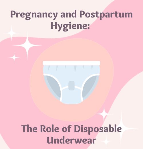 Pregnant mamas you need our disposable postpartum underwear #baby
