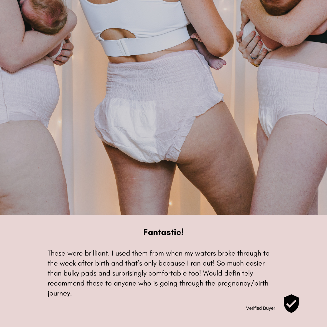 Partum Panties - Disposable postpartum underwear: high waisted